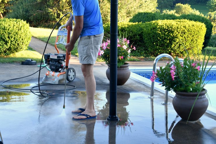 adding acid to pool